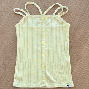 Abercrombie Kids Yellow Ribbed Tank Top